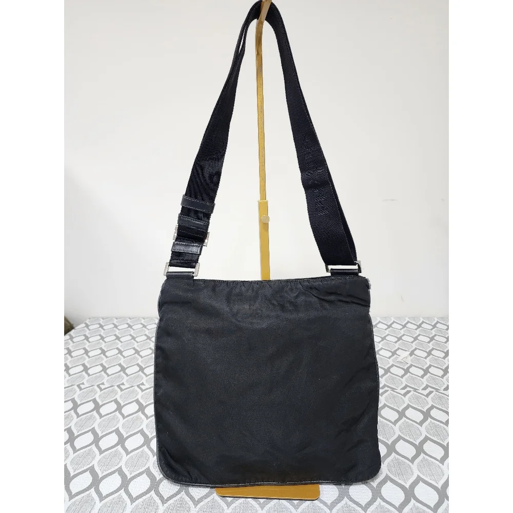 Prada Front Pocket Messenger Bag Tessuto Medium